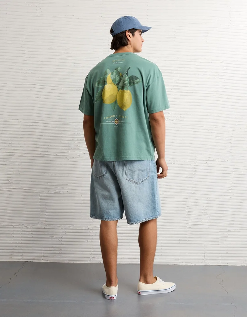 American Eagle AE Boxy Destination Graphic T-Shirt